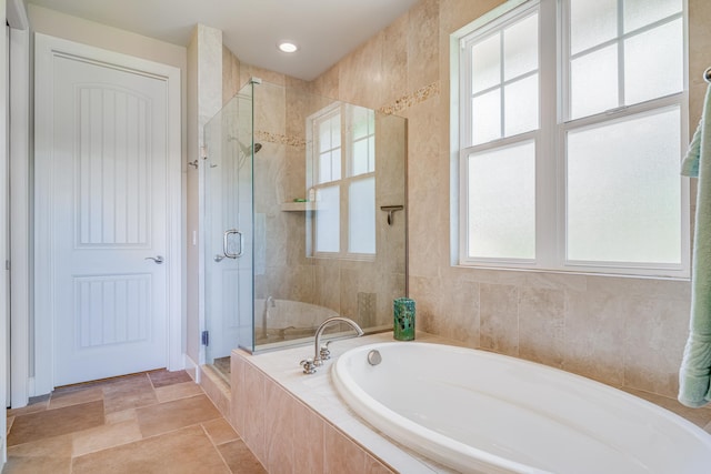 2177 Hihimanu St Unit 121, Kihei, HI 96753 - bathroom with independent shower and bath and a wealth of natural light