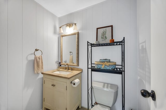 5131 Hanawai St Unit F, Lahaina, HI 96761 - half bath featuring vanity and toilet