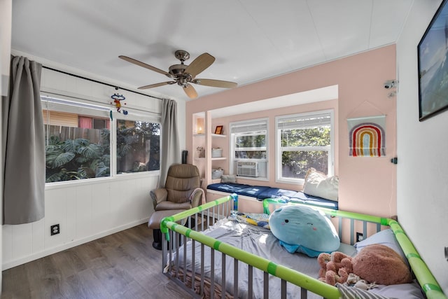 5131 Hanawai St Unit F, Lahaina, HI 96761 - bedroom featuring wood finished floors and a ceiling fan