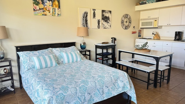 view of tiled bedroom