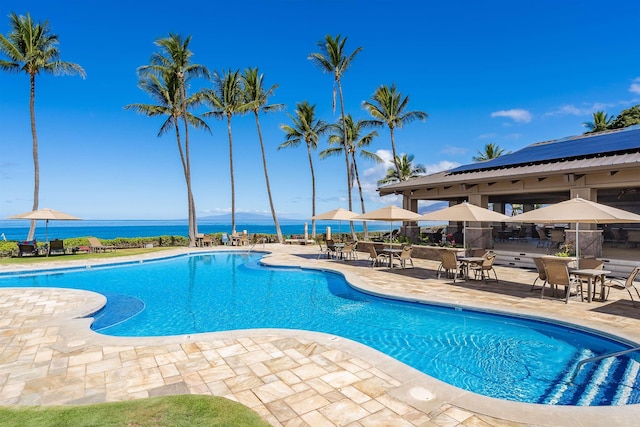 3300 Wailea Alanui Dr Unit 32A, Kihei, HI 96753 - community pool featuring a patio area and outdoor dining area