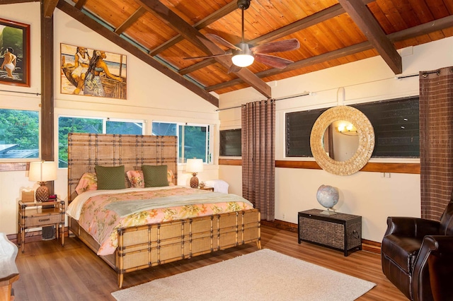 140 Waikoloa Rd, Hana, HI 96713 - bedroom featuring wood ceiling and wood finished floors