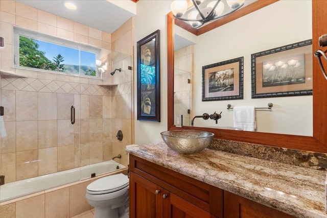 85 Lau Awa Pl, Lahaina, HI 96761 - bathroom with vanity, toilet, and tiled shower / bath combo