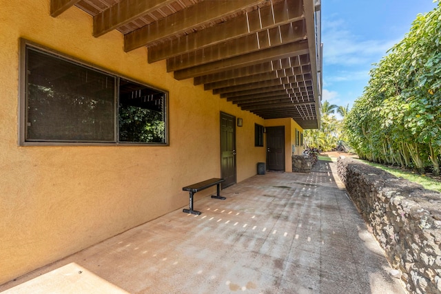 view of patio