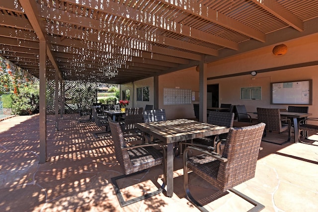 view of patio / terrace with outdoor dining space