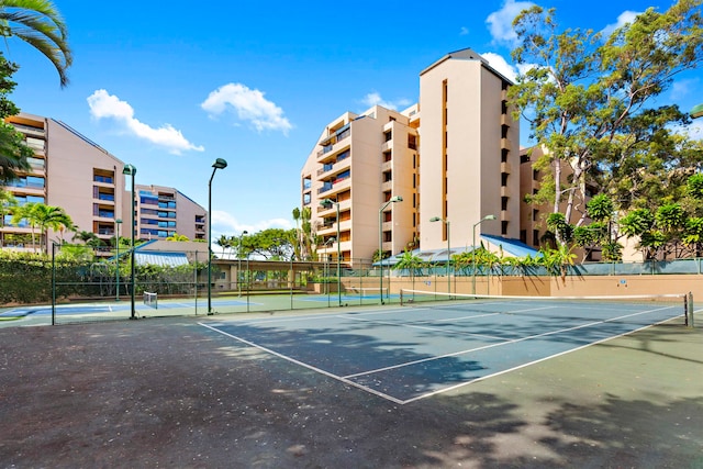 view of sport court