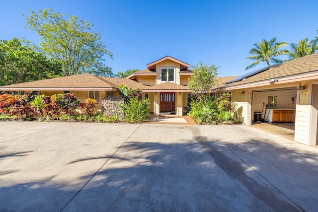 view of front of home