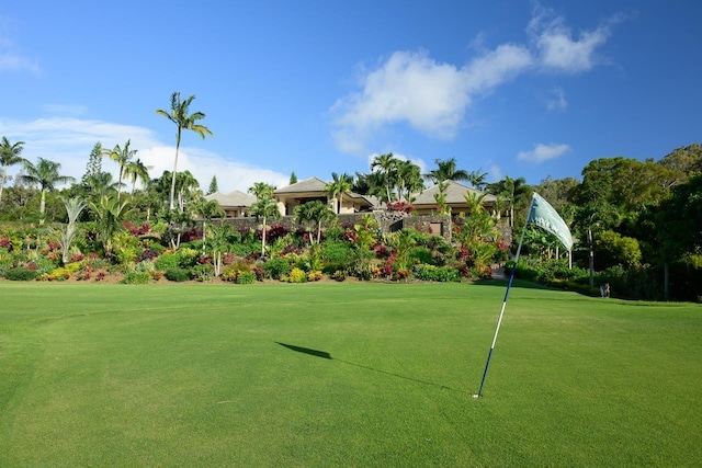 surrounding community with a lawn