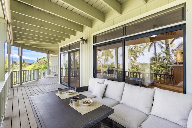 563 Mikioi Pl, Kihei, HI 96753 - deck with an outdoor hangout area