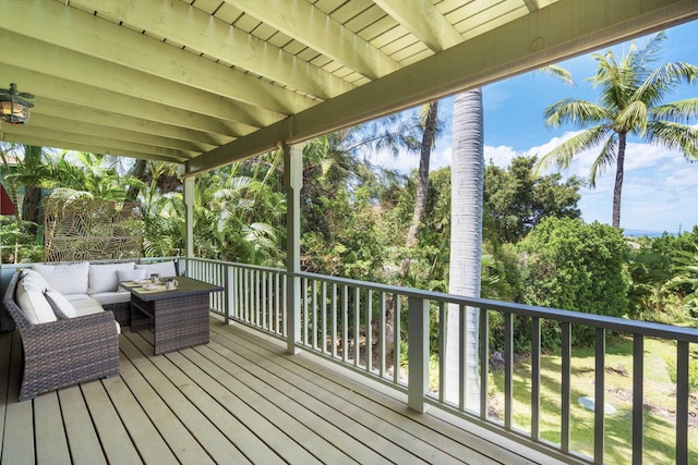 563 Mikioi Pl, Kihei, HI 96753 - deck with an outdoor living space