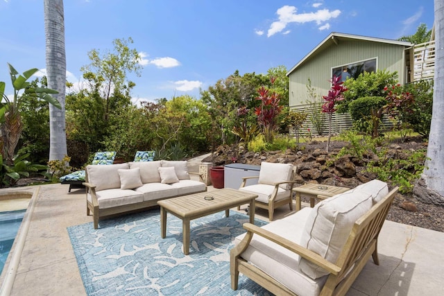 563 Mikioi Pl, Kihei, HI 96753 - view of patio featuring outdoor lounge area