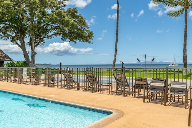 12 S Kihei Rd Unit E2, Kihei, HI 96753 - view of pool featuring a water view