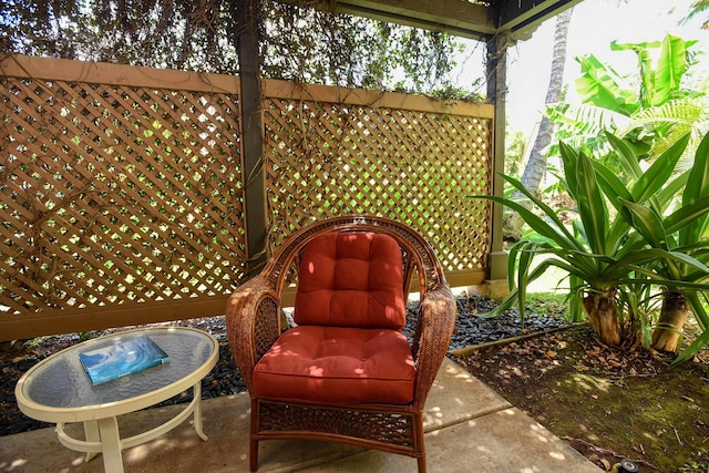 view of patio