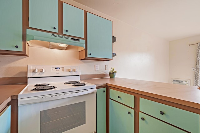 kitchen featuring electric stove