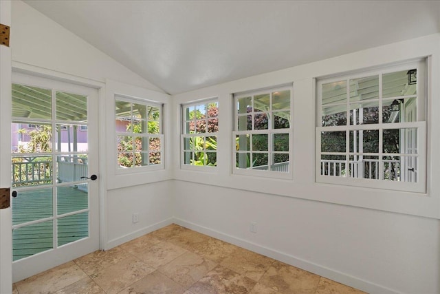 3217 Luahine Pl, Haiku, HI 96708 - unfurnished sunroom featuring lofted ceiling