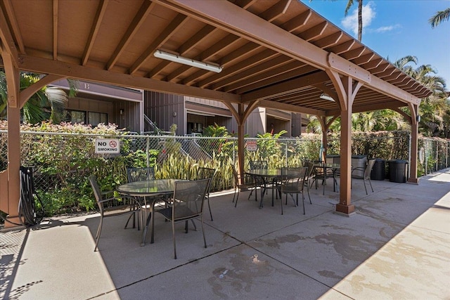 view of patio