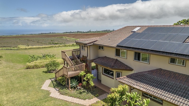 exterior space featuring a rural view