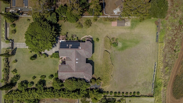 bird's eye view featuring a rural view