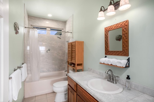 698 Kaupakalua Rd Unit A, Haiku, HI 96708 - bathroom with shower / bath combo with shower curtain, vanity, and tile patterned flooring