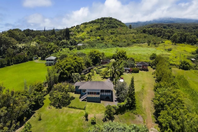 698 Kaupakalua Rd Unit A, Haiku, HI 96708 - view from above of property featuring a forest