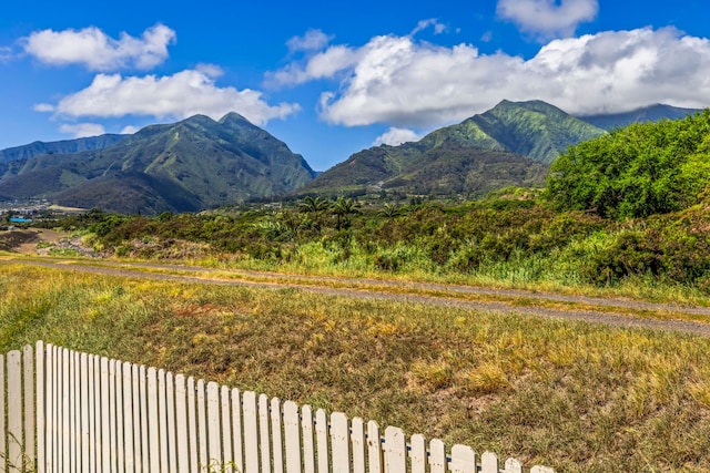 view of mountain feature