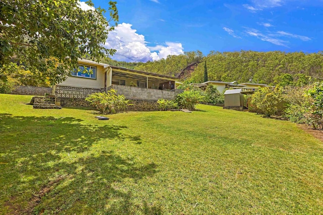 219 Ekoa Pl, Wailuku, HI 96763 - view of grassy yard