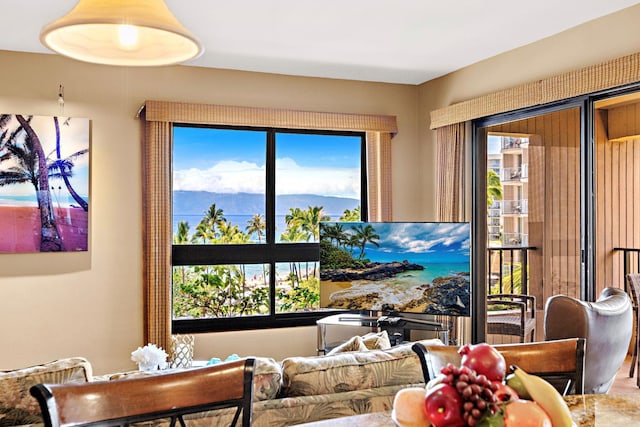 50 Nohea Kai Dr Unit 2-702, Lahaina, HI 96761 - living room with healthy amount of natural light