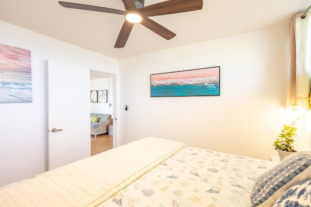 3823 Lower Honoapiilani Rd Unit 302, Lahaina, HI 96761 - bedroom with ceiling fan