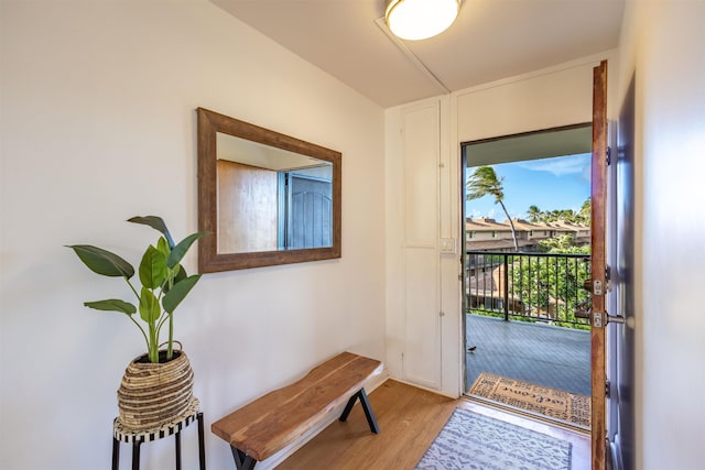 3823 Lower Honoapiilani Rd Unit 302, Lahaina, HI 96761 - foyer with light wood-style flooring