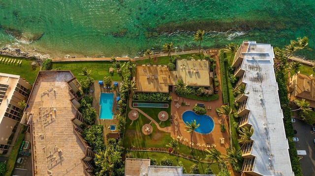 3823 Lower Honoapiilani Rd Unit 302, Lahaina, HI 96761 - aerial view of a pool area