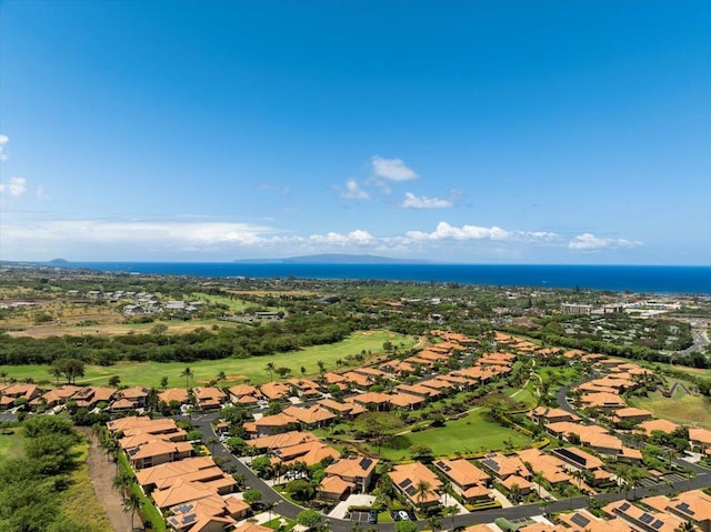 357 Umeke St Unit 144, Kihei, HI 96753 - birds eye view of property with a water view and a residential view