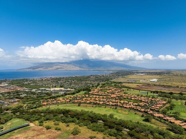 357 Umeke St Unit 144, Kihei, HI 96753 - bird's eye view featuring a water and mountain view