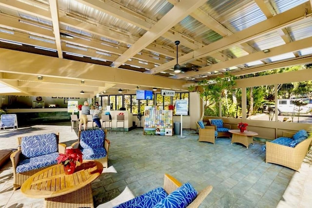 view of community lobby