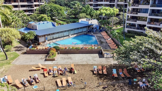 view of community pool