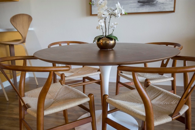 dining room featuring hardwood / wood-style floors