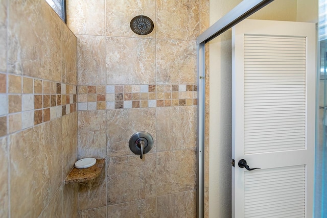 bathroom with an enclosed shower