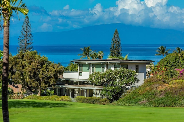155 Wailea Ike Pl Unit 67, Kihei, HI 96753 - water view with golf course view