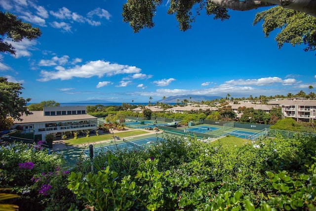155 Wailea Ike Pl Unit 67, Kihei, HI 96753 - birds eye view of property with a mountain view