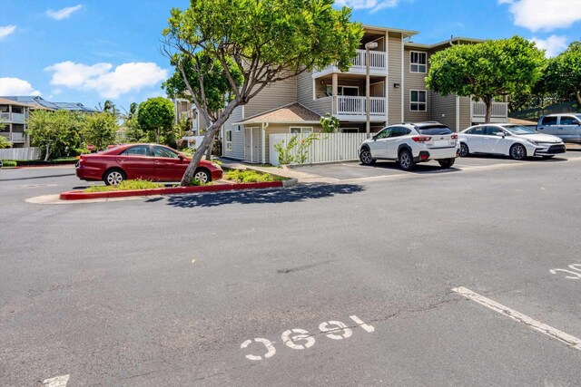 view of parking