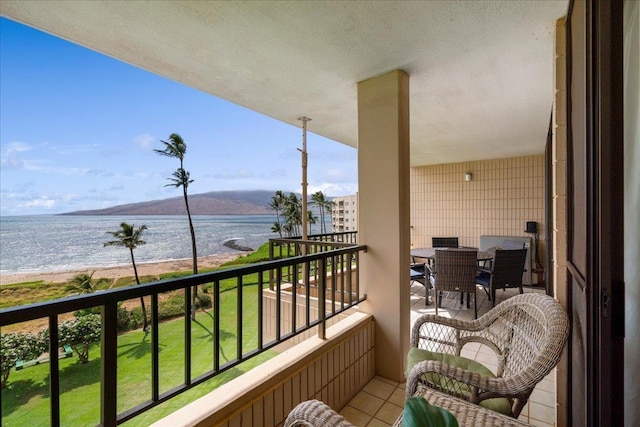800 S Kihei Rd Unit 504, Kihei, HI 96753 - balcony featuring a water view