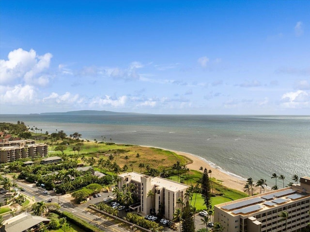 800 S Kihei Rd Unit 504, Kihei, HI 96753 - aerial view of waterfront with a beach