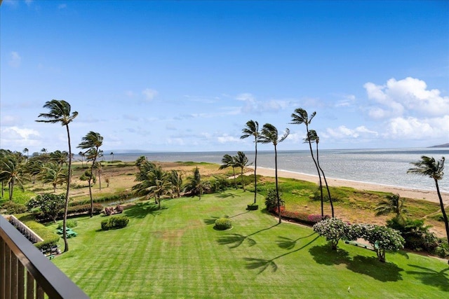 800 S Kihei Rd Unit 504, Kihei, HI 96753 - water view with local beach