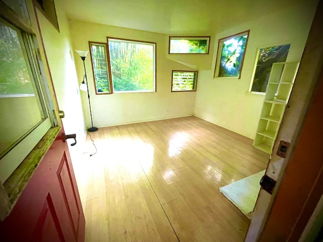 interior space featuring light hardwood / wood-style floors