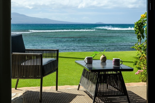 100 Hauoli St Unit 106, Wailuku, HI 96793 - water view featuring mountains