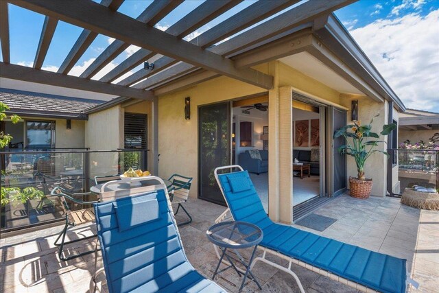 3600 Wailea Alanui Dr Unit 708, Kihei, HI 96753 - view of patio with a pergola and outdoor dining space