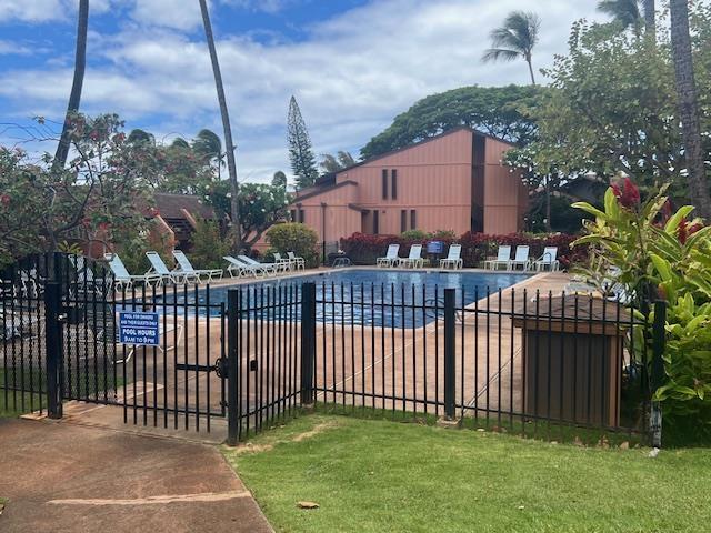 3959 Lower Honoapiilani Rd Unit 304, Lahaina, HI 96761 - community pool featuring a patio area