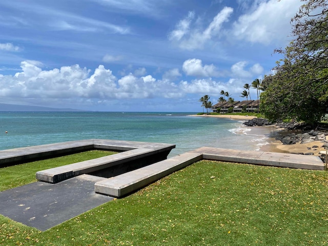 view of water feature