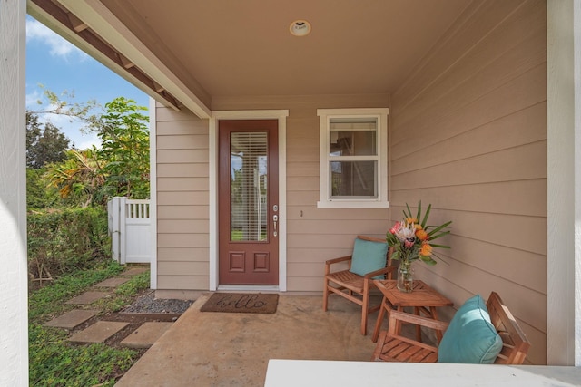 view of property entrance