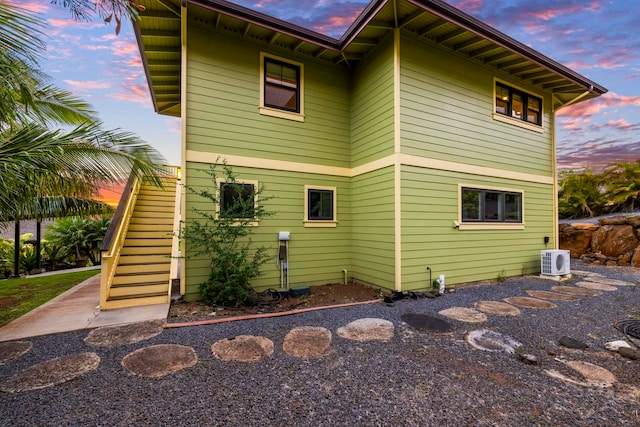 exterior space featuring ac unit