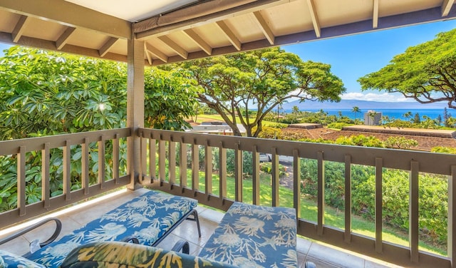 150 Puukolii Rd Unit 18, Lahaina, HI 96761 - balcony with a water view